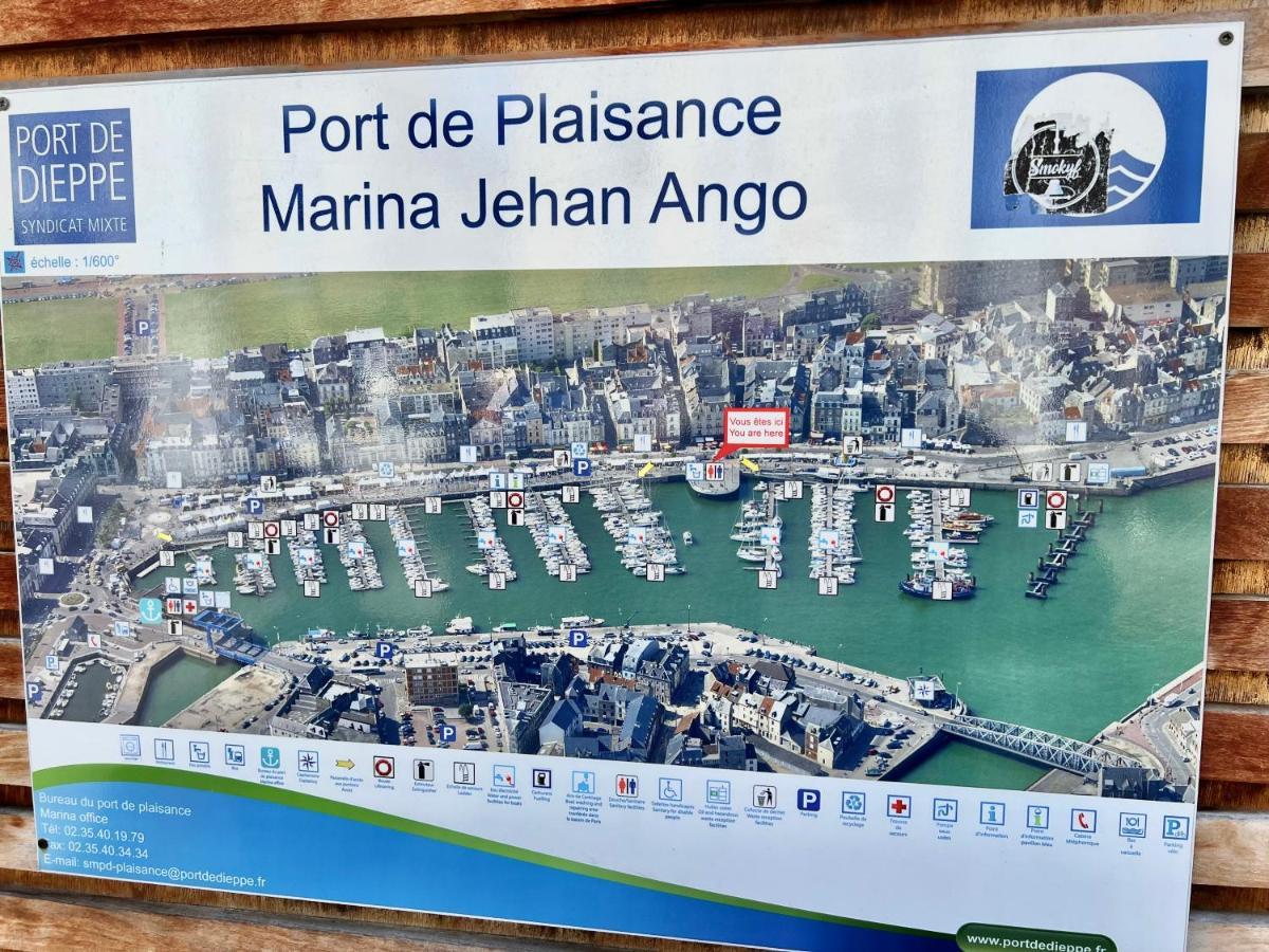 La Dunette - Splendide Vue Port Avec Les Bateaux Dieppe Exterior photo