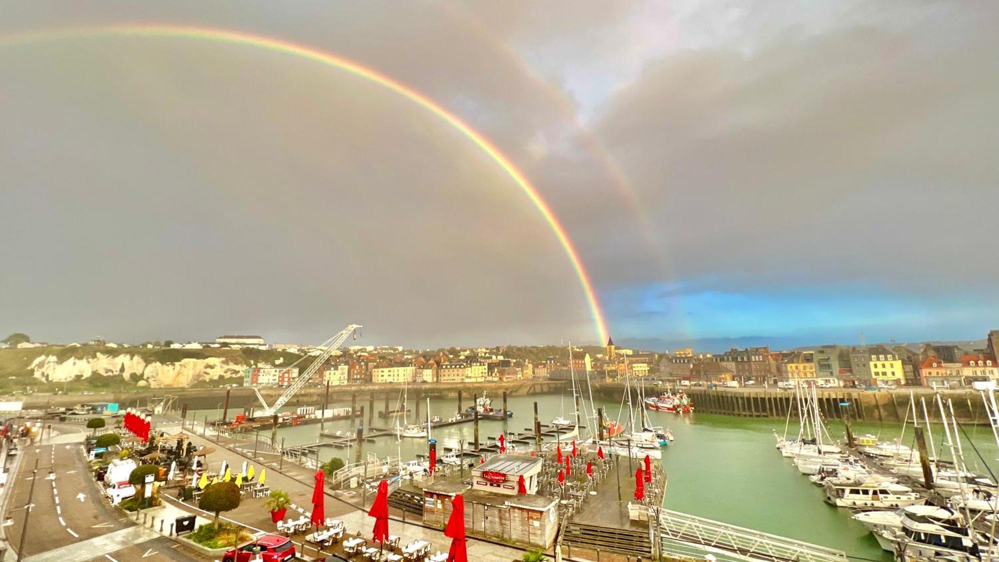 La Dunette - Splendide Vue Port Avec Les Bateaux Dieppe Exterior photo